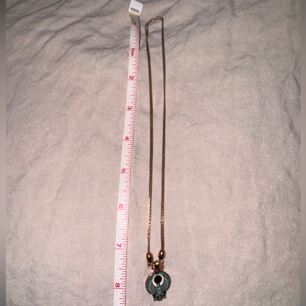 Alex and Ani Rose Gold and Teal Pendant Necklace - Women Jewelry